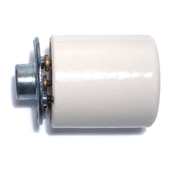 Medium Base Porcelain 3-Way Keyless Sockets 3PK